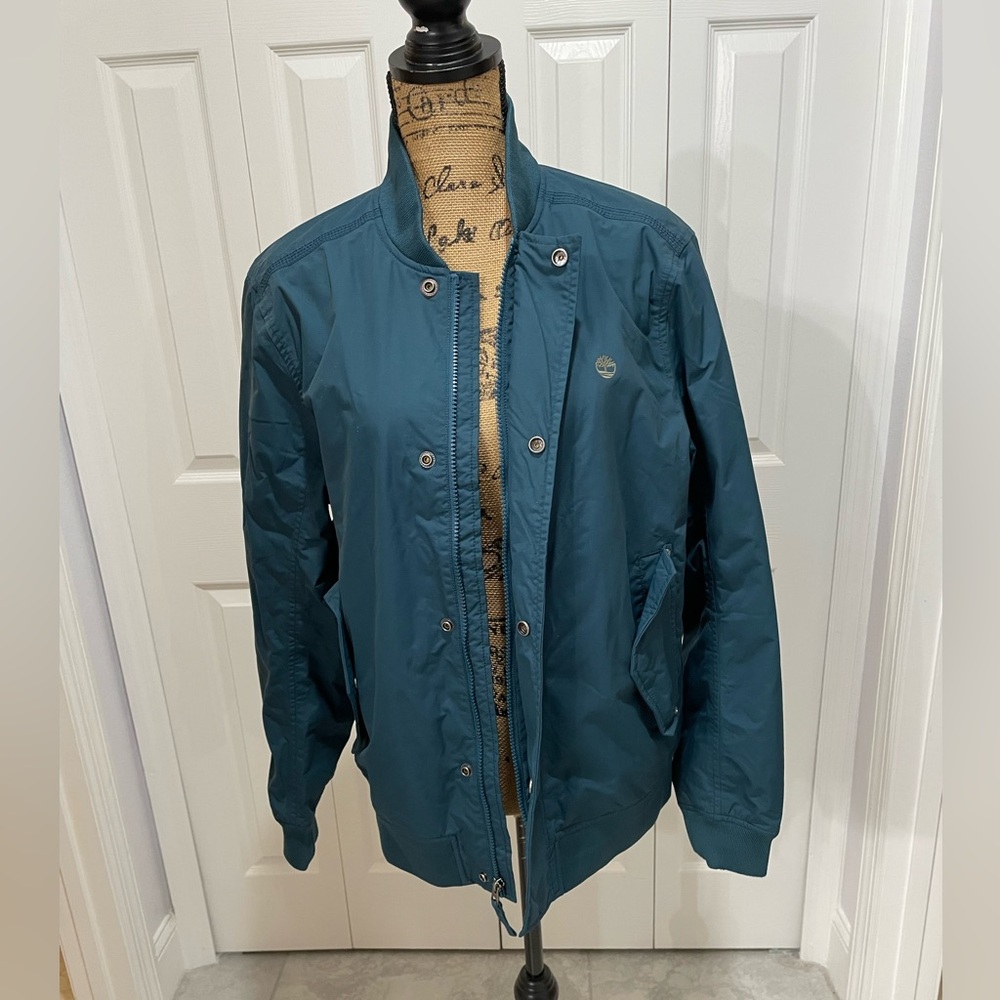 Timberland Blue Waterproof Jacket Sz M